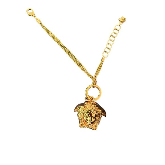 Versace Jewelry - Versace Gold-Tone Brass Medusa Head Multi-Chain Bracelet, NWT